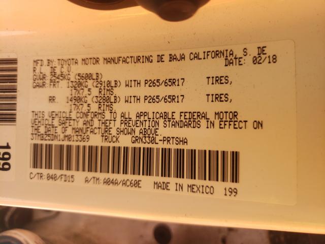 2018 TOYOTA TACOMA DBL 3TMBZ5DN1JM013369