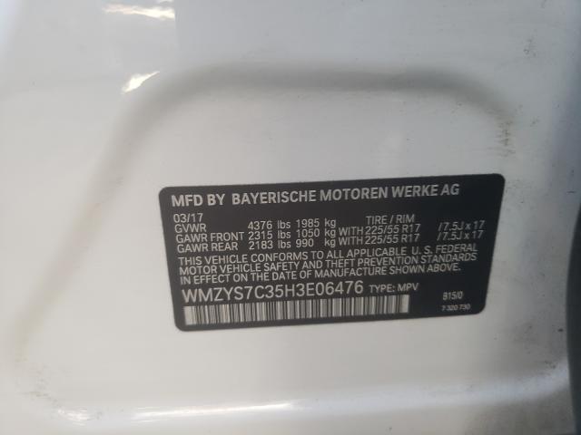 2017 MINI COOPER COU WMZYS7C35H3E06476