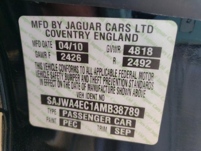 2010 JAGUAR XKR SAJWA4EC1AMB38789
