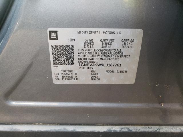 2020 CHEVROLET TRAVERSE R 1GNEVJKW9LJ187761
