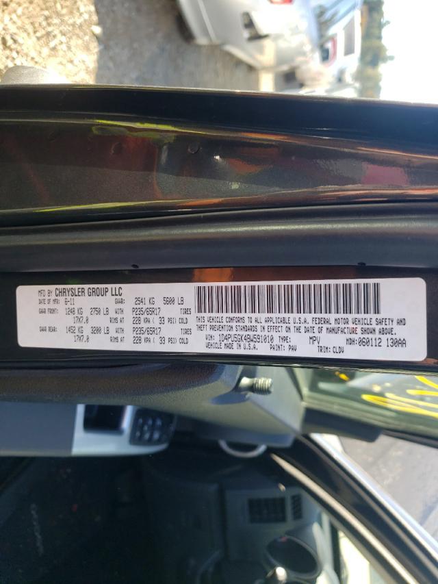 2011 DODGE NITRO SXT 1D4PU5GK4BW591010