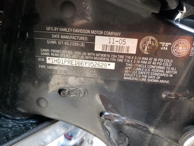 2006 HARLEY-DAVIDSON FLHTCUSE 1HD1PRE166Y952628