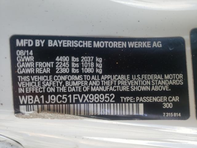 2015 BMW M235XI WBA1J9C51FVX98952