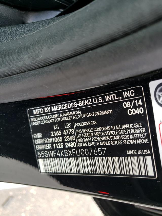 55SWF4KBXFU007657 Mercedes-Benz C 300 4Mat 2015. Фото: 9