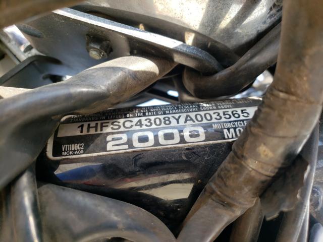 2000 HONDA VT1100 C2 - 1HFSC4308YA003565