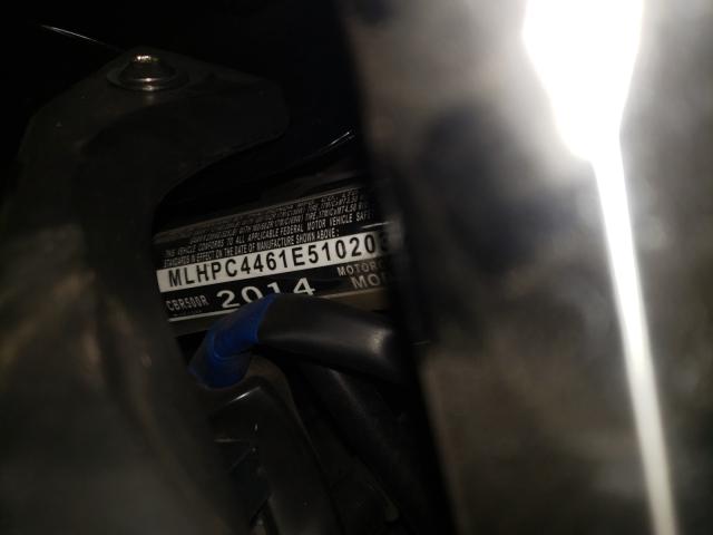 2014 HONDA CBR500 R MLHPC4461E5102037