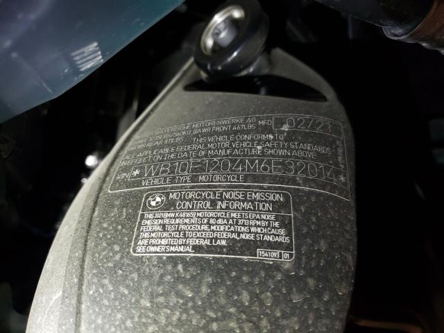 2021 BMW K1600 GTL WB10F1204M6E32014