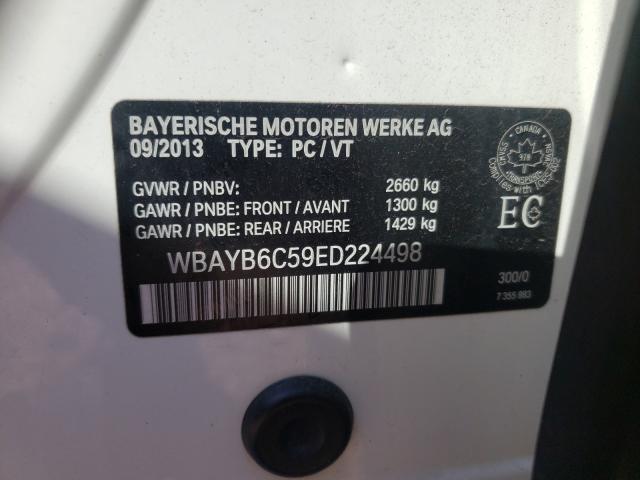 2014 BMW 750 WBAYB6C59ED224498