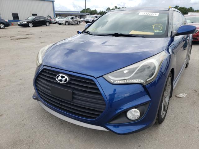  HYUNDAI VELOSTER 2015 Синий