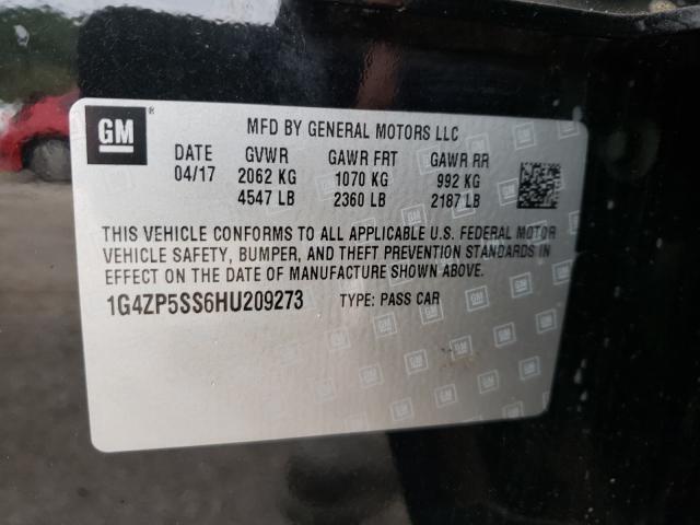 2017 BUICK LACROSSE E 1G4ZP5SS6HU209273