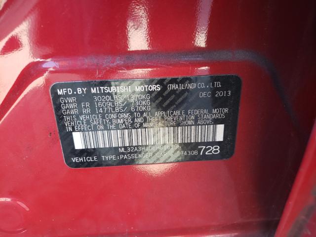 2014 MITSUBISHI MIRAGE DE ML32A3HJ0EH016196