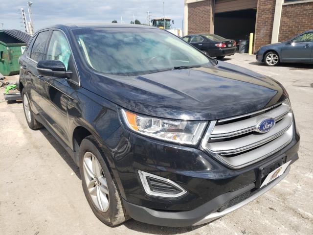 Salvage cars for sale from Copart Wheeling, IL: 2016 Ford Edge SEL