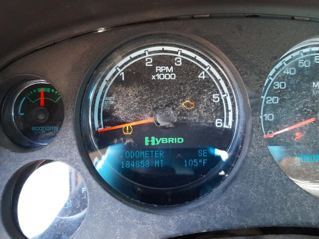 2010 GMC YUKON HYBR 1GKUCFDJ1AR199267