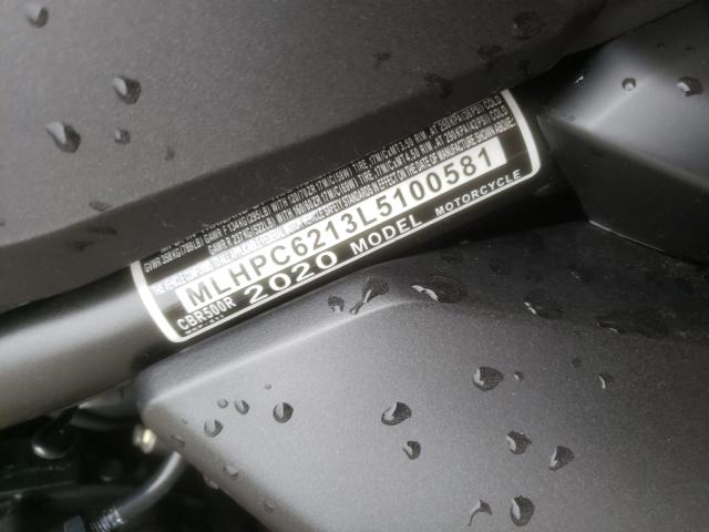 2020 HONDA CBR500 R MLHPC6213L5100581