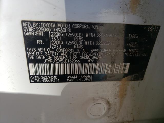 2018 TOYOTA RAV4 HV LE JTMRJREV5JD162066