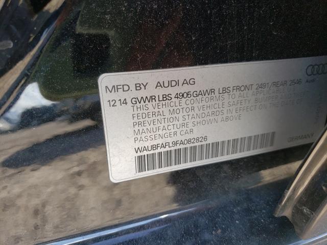 VIN WAUBFAFL9FA082826 2015 Audi A4, Premium no.10