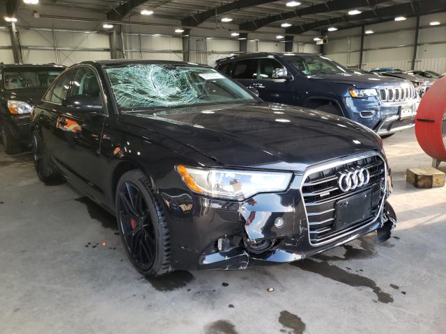 Salvage cars for sale from Copart Ham Lake, MN: 2013 Audi A6 Premium