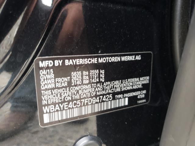 2015 BMW 740 LI WBAYE4C57FD947425