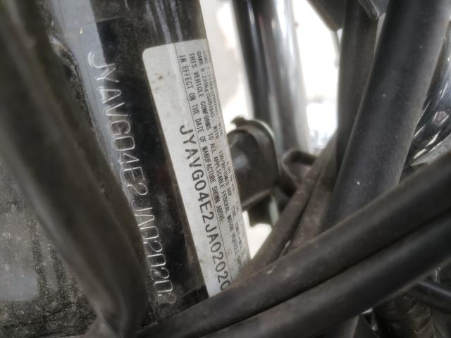 2018 YAMAHA XV250 JYAVG04E2JA020202
