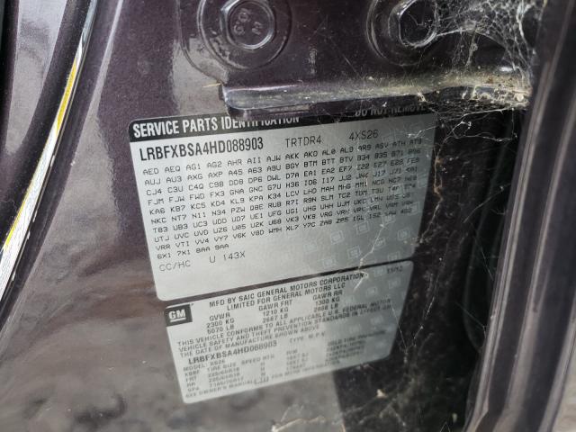 2017 BUICK ENVISION E LRBFXBSA4HD088903