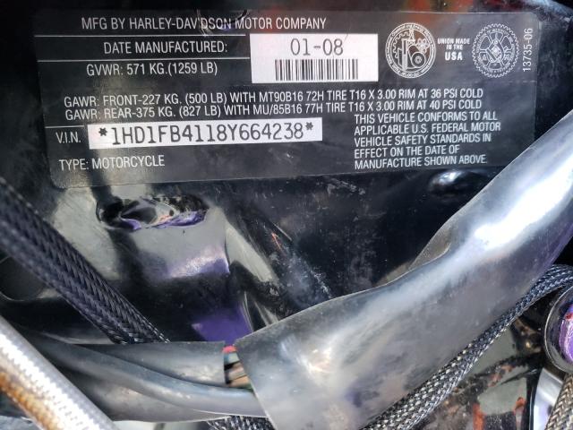 2008 HARLEY-DAVIDSON FLHR 1HD1FB4118Y664238