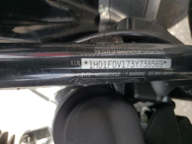 2003 HARLEY-DAVIDSON FLHR 1HD1FDV173Y738569