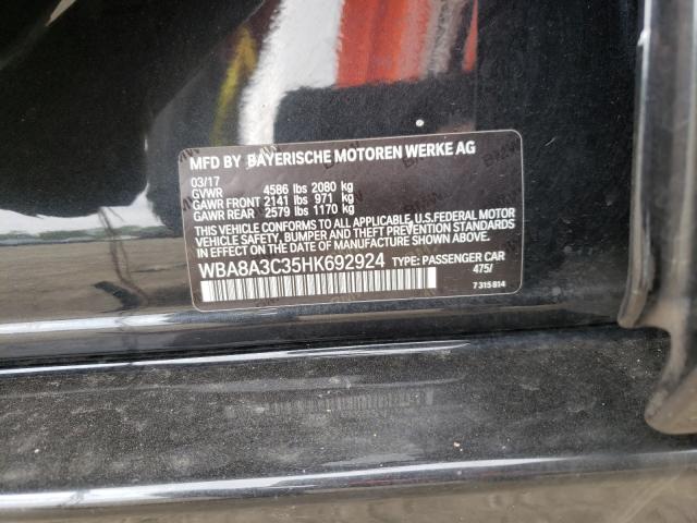 2017 BMW 320 XI WBA8A3C35HK692924