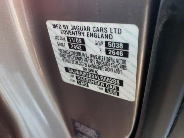 2010 JAGUAR XF PREMIUM SAJWA0GB9ALR68288