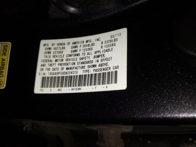 2013 ACURA TL TECH 19UUA9F5XDA004015