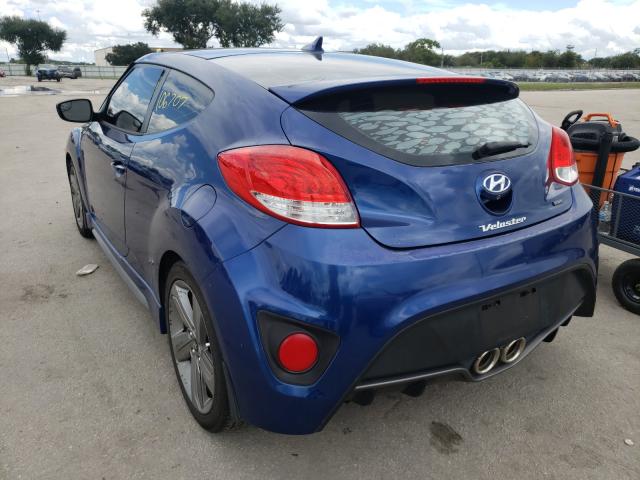  HYUNDAI VELOSTER 2015 Синий