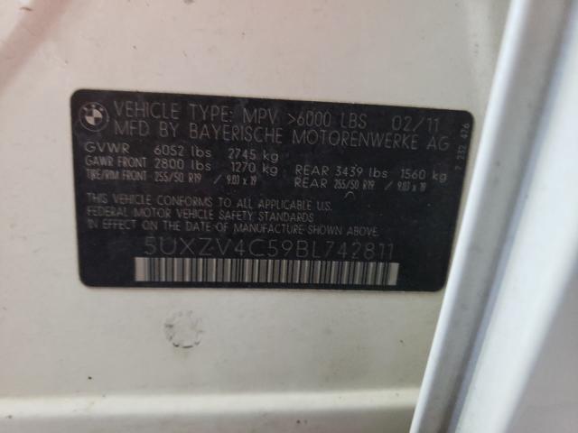 5UXZV4C59BL742811 Bmw X5 Xdrive3 2011. Фото: 9