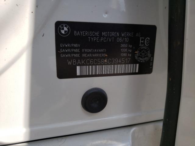 2011 BMW 750I WBAKC6C58BC394517