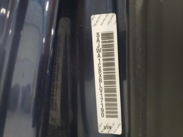 2011 JAGUAR XJ SAJWA1CBXBLV17190