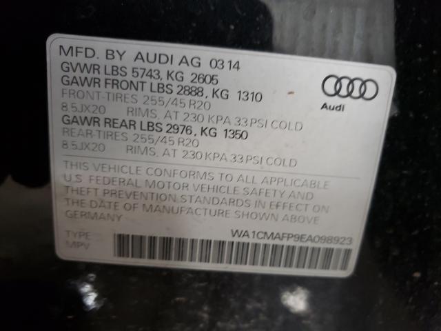 2014 AUDI Q5 TDI PRE WA1CMAFP9EA098923
