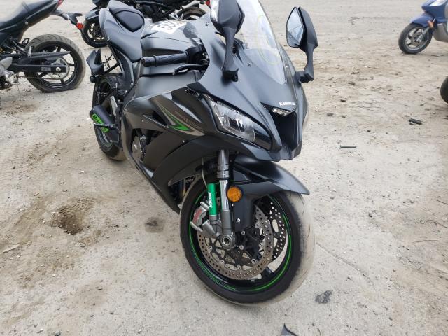 Salvage motorcycles for sale at Waldorf, MD auction: 2016 Kawasaki ZX1000 R