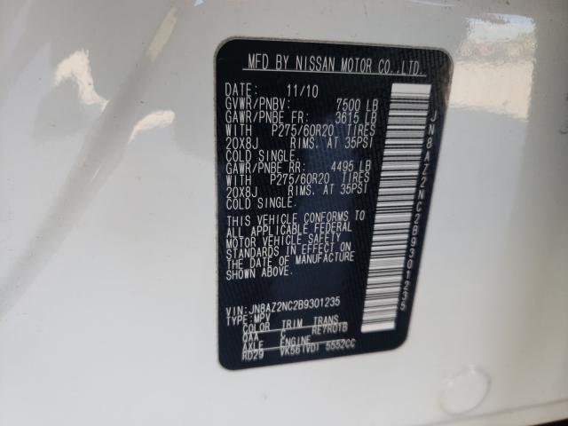 2011 INFINITI QX56 JN8AZ2NC2B9301235