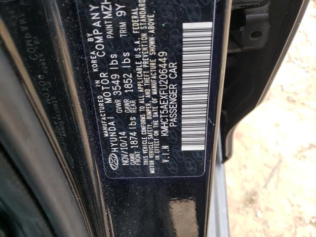 2015 HYUNDAI ACCENT GS KMHCT5AEXFU206449