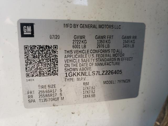 2020 GMC ACADIA AT4 1GKKNLLS7LZ226405