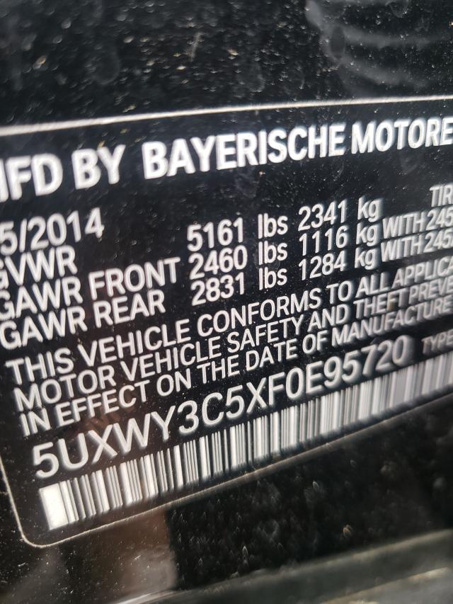 2015 BMW X3 XDRIVE2 5UXWY3C5XF0E95720