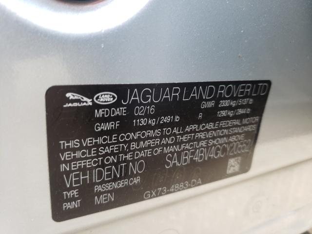 2016 JAGUAR XF R - SPO SAJBF4BV4GCY20552