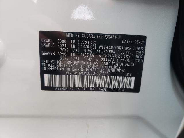 2021 SUBARU ASCENT LIM 4S4WMAMD9M3448285