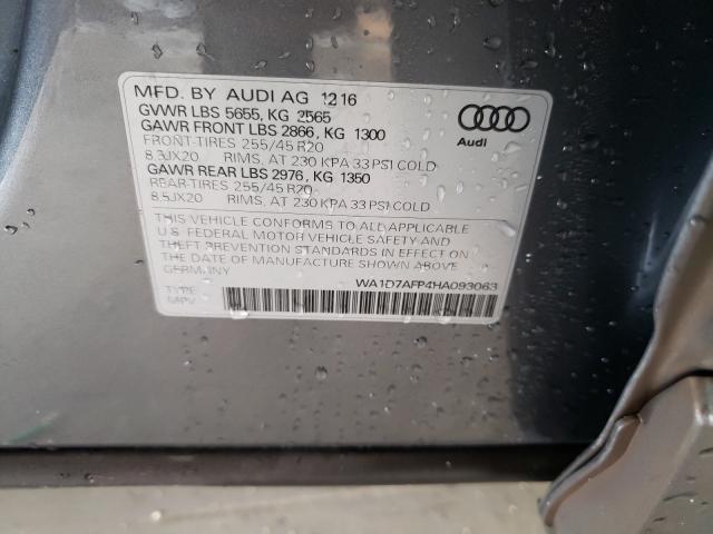 VIN WA1D7AFP4HA093063 2017 Audi Q5, Premium Plus S-... no.10