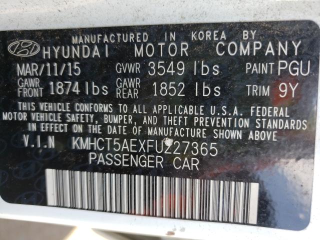 2015 HYUNDAI ACCENT GS KMHCT5AEXFU227365