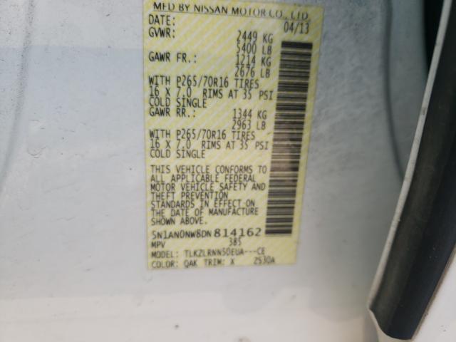 2013 NISSAN XTERRA X 5N1AN0NW8DN814162