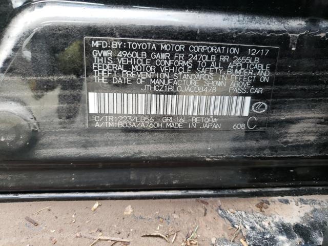2018 LEXUS GS 350 BAS JTHCZ1BL0JA008478