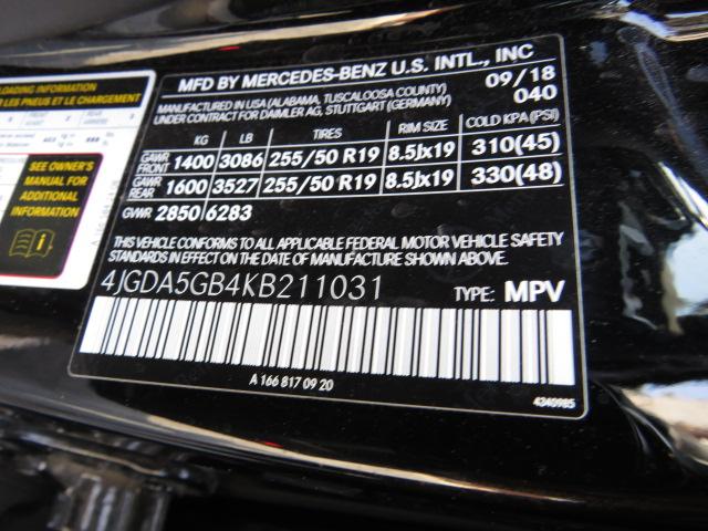 2019 MERCEDES-BENZ GLE 400 4M 4JGDA5GB4KB211031