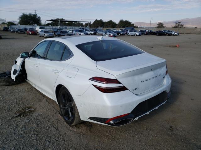2022 GENESIS G70 KMTG54TE1NU084703