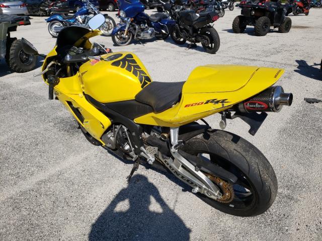 2003 HONDA CBR600 RR JH2PC37033M003654