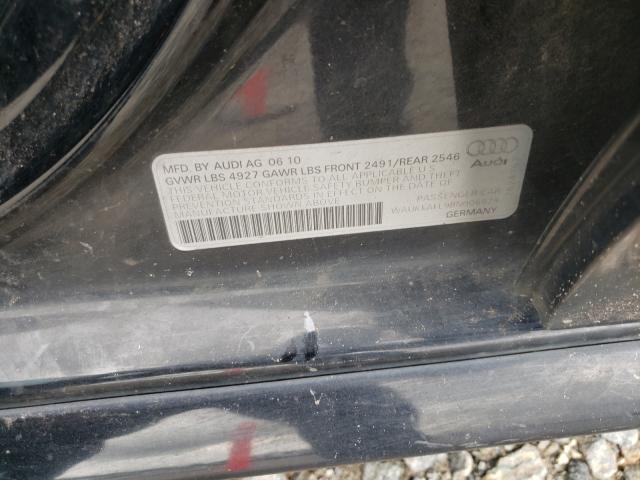 2011 AUDI A4 PRESTIG WAUKFAFL9BN006929