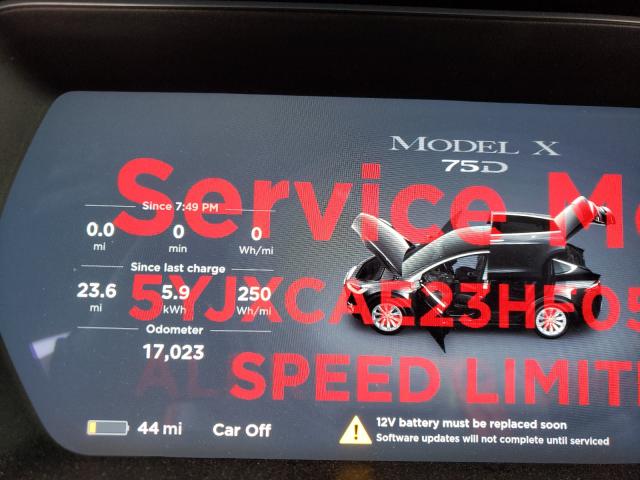 2017 TESLA MODEL X 5YJXCAE23HF050247